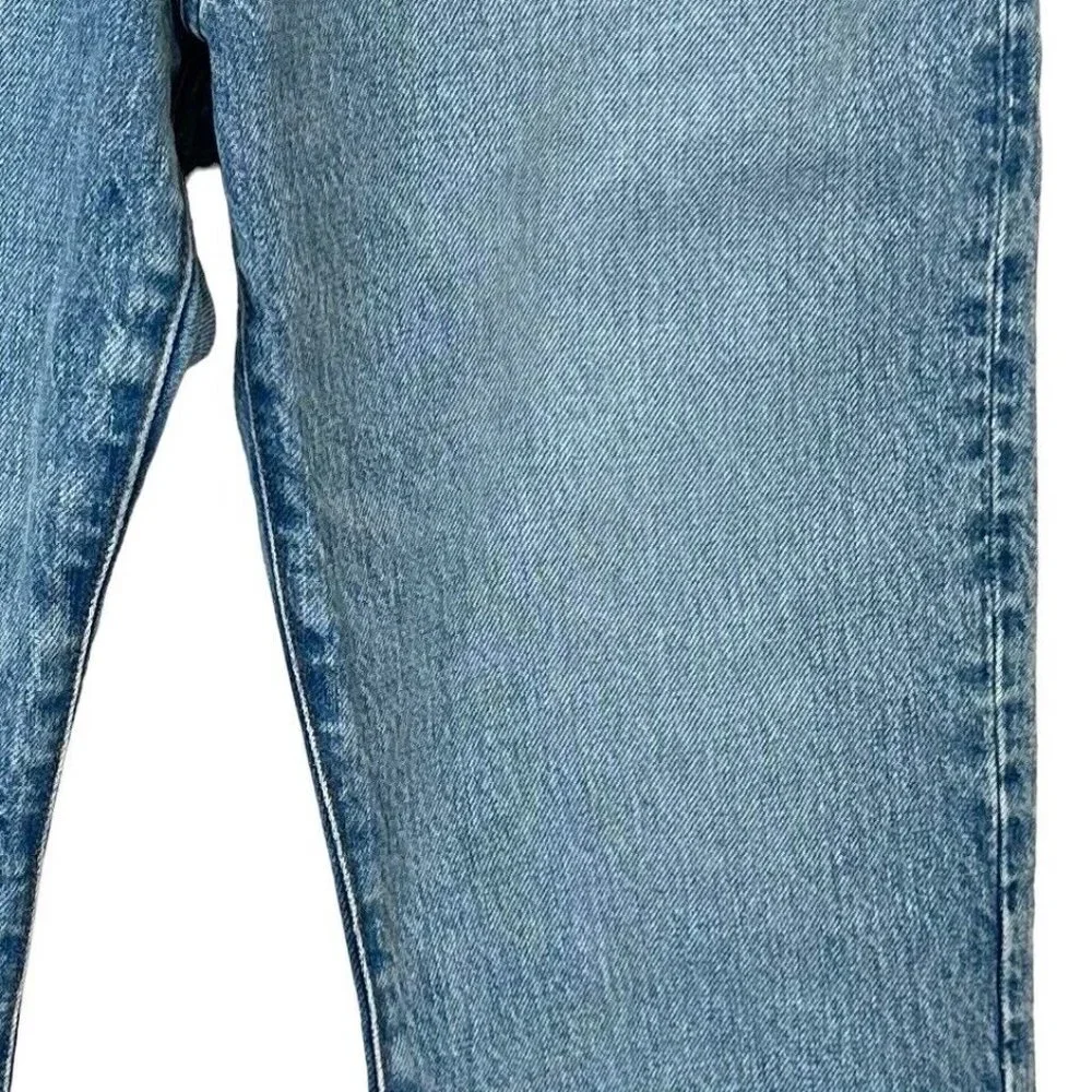 Madewell Petite '90s Straight Jean Womens 26P Blue Mercer Wash READ High Rise - Picture 16 of 16